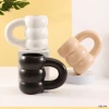 Cross-border ceramic mugs, creative tire cups, office ceramic water cups, personalized ins ink-wash coffee cups Specification image